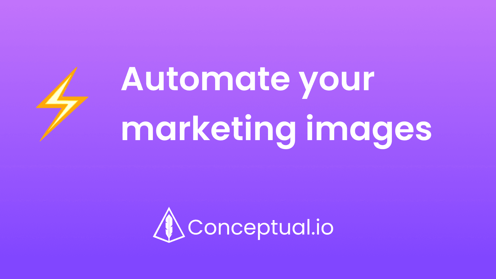 Conceptual - Automate image generation using Figma ⚡️