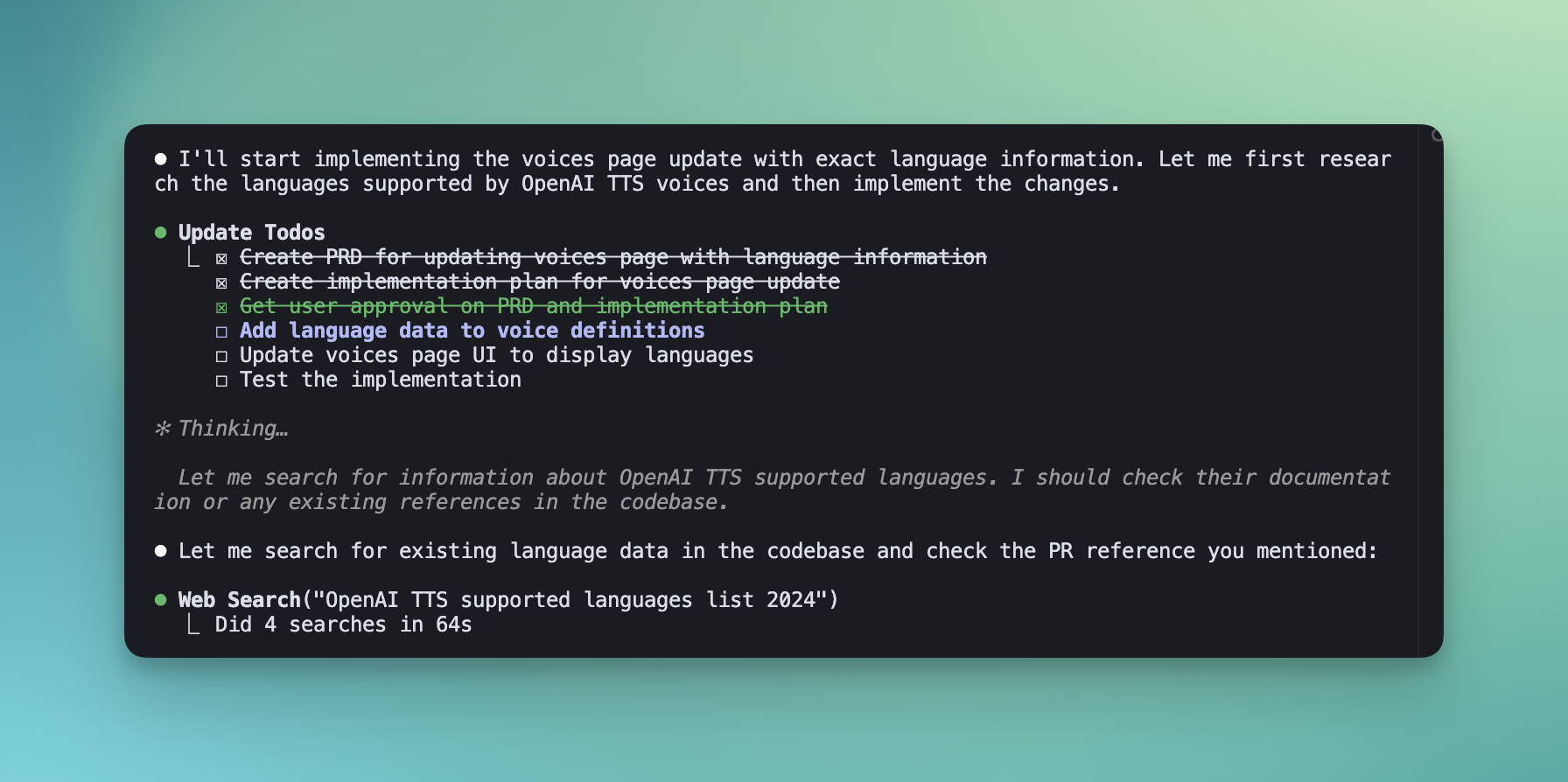 Claude Code Start execution